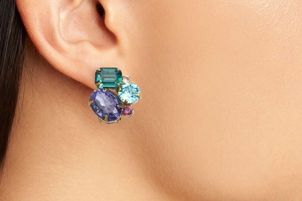 Sorrelli Crystal Cluster Clip Earrings