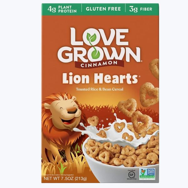 Love Grown Cinnamon Lion Hearts Toasted Cereal