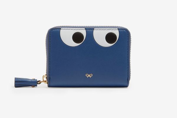 Anya Hindmarch Eyes Zip-Around Small Leather Wallet
