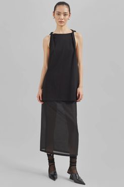 Lenore Semi Sheer Midi Skirt