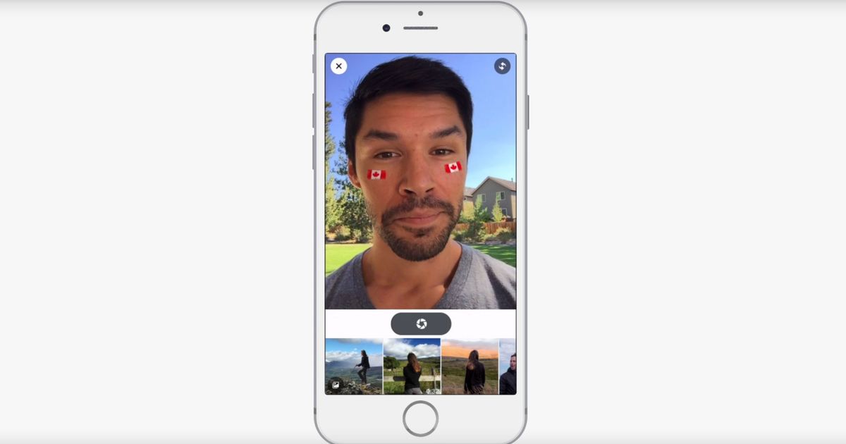 Facebook Tests Filters and Lenses in Its Mobile App