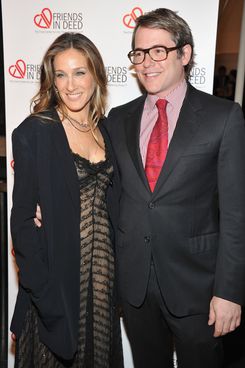 NEW YORK, NY - OCTOBER 03:  Sarah Jessica Parker and Matthew Broderick attend Friends in Deed 20th Anniversary Gala at the American Museum of Natural History on October 3, 2011 in New York City.  (Photo by Theo Wargo/Getty Images)