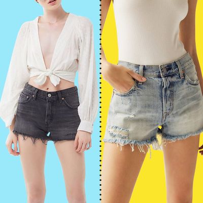 Levi's jean shorts urban outfitters on sale