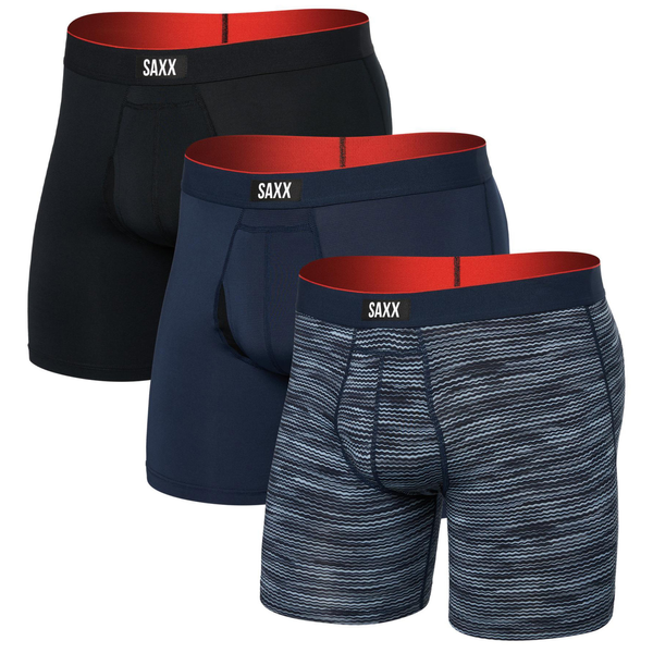 Saxx Assorted 3-Pack Multi-Sport Mesh Performance Boxer Briefs