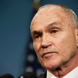 New York Police Department (NYPD) Commissioner Ray Kelly speaks at a press conference about the NYPD's Stop-and-Frisk practice on August 12, 2013 in New York City. A federal court judge ruled that Stop-and-Frisk violates rights guaranteed to people; the Bloomberg administration has vowed to appeal the case.