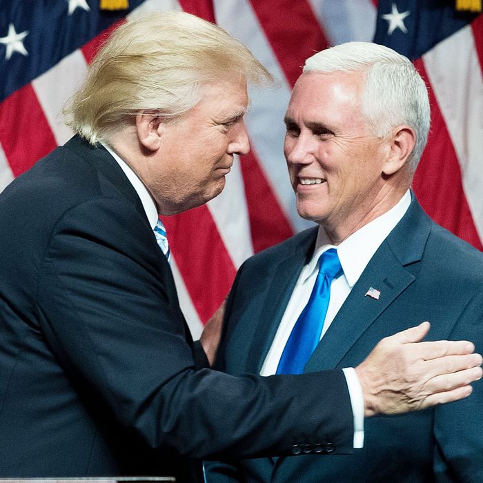 Donald Trump and Mike Pence.