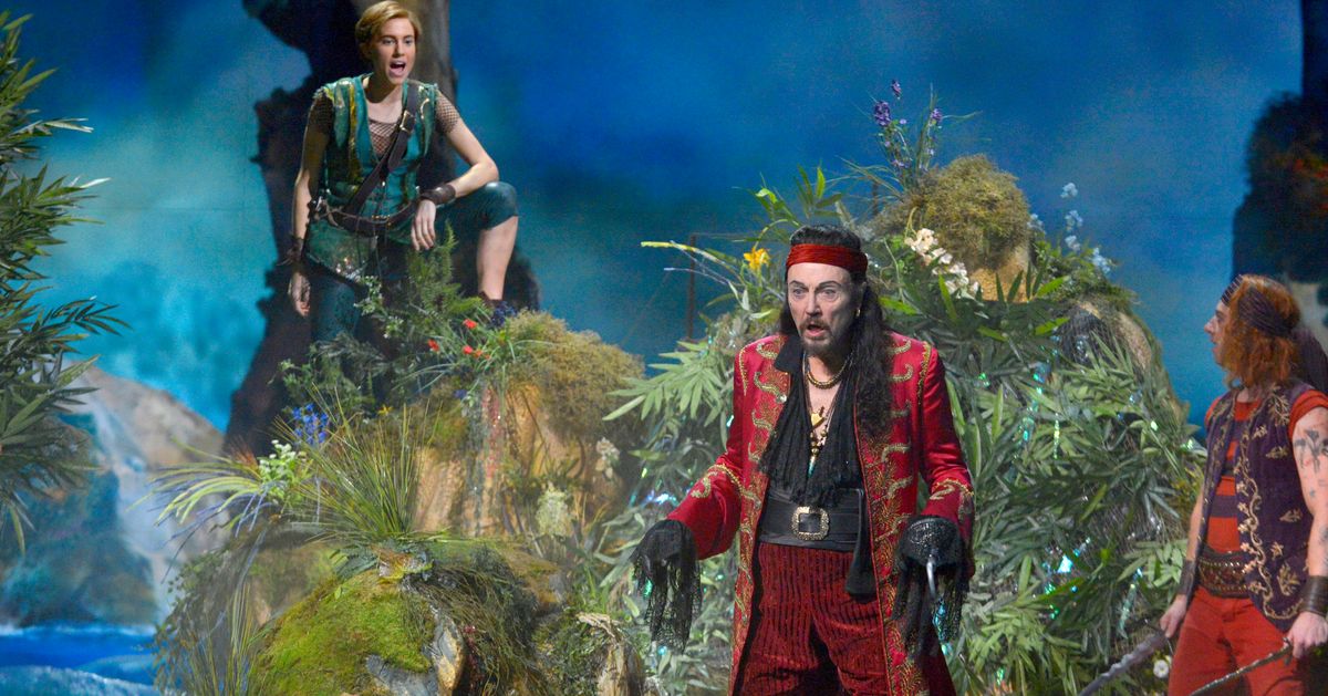 Peter Pan Live!” and a Night of Protests