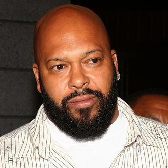HOLLYWOOD - APRIL 29: Music producer Suge Knight arrives at the NFL Draft Inauguration Party hosted by Desean Jackson and Fred Davis at Sugar nightclub on April 29, 2008 in Hollywood, California. (Photo by Jesse Grant/Getty Images)