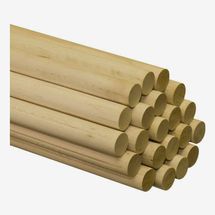 36-Inch Wooden Dowel Rods