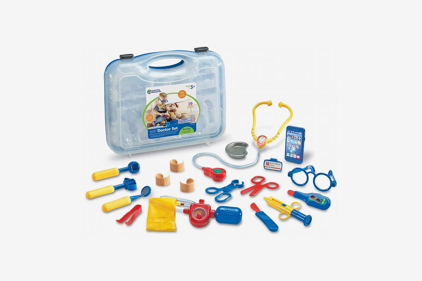 Kids Doctor Kit 25 teiliges Pretend Play  Kit mit Werkzeugen und 