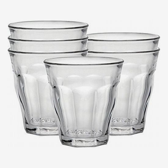 Duralex made in France picardie clear tumbler, 4.63 ounces, set of 6