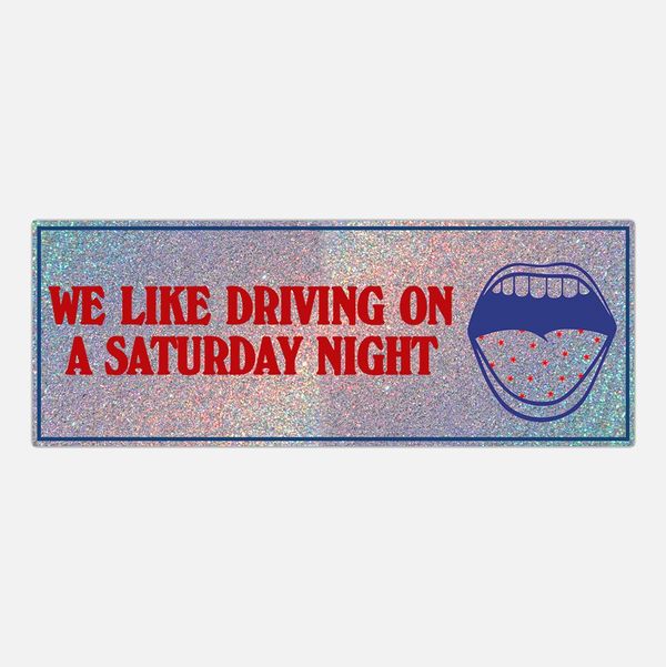 Pulp Joyriders Holographic Bumper Sticker