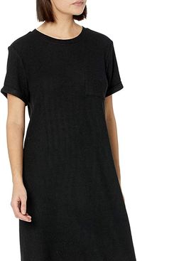 Lucky Brand Women’s Short Sleeve Crew Neck Cloud Jersey Tee Dress