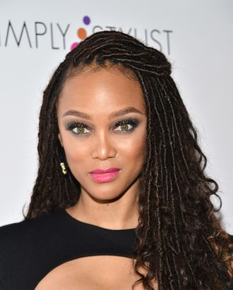 Tyra Banks, zen mom. Photo by Araya Diaz/Getty Images