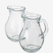 DGQ 8.5 Oz. Glass Pitcher (2-Pack)