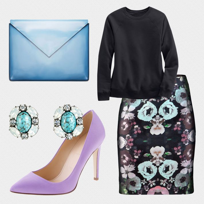 How to Wear Pastels in Fall, Lady in Violet