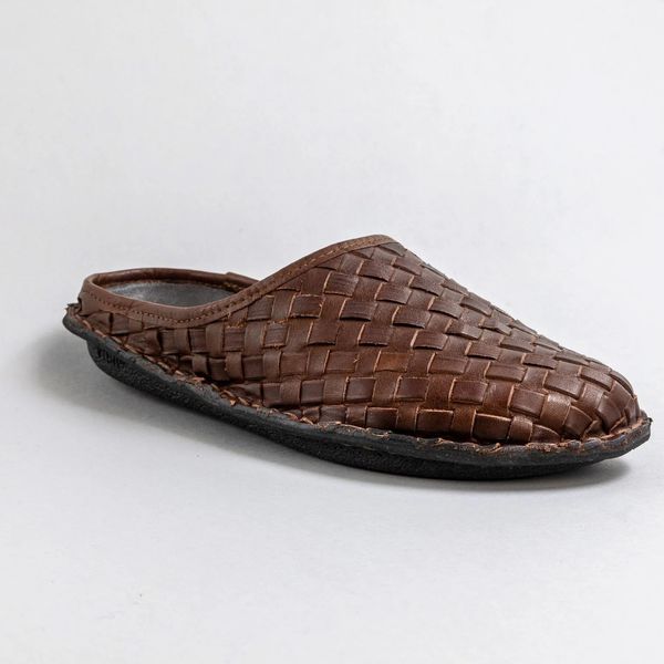 Vibae Roma Leather Woven Mules