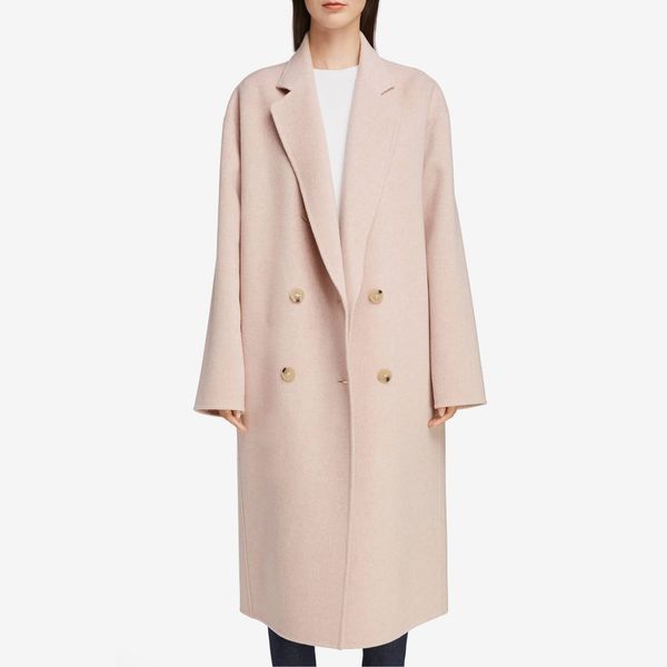 Acne Studios Odethe Double Breasted Wool and Cashmere Coat