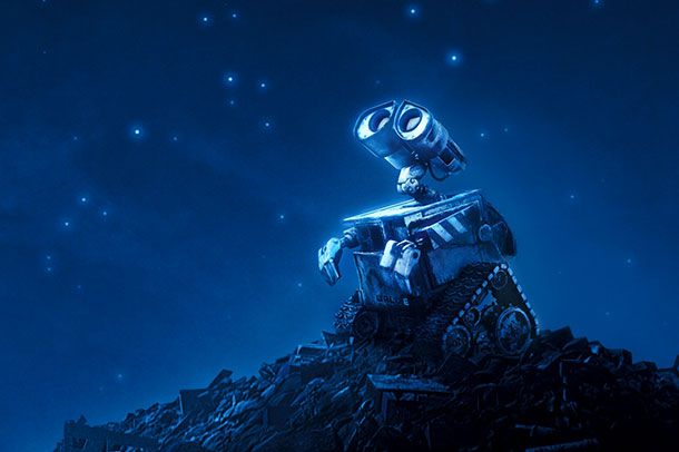 Its detractors will say the film never lives up to the promise of that staggeringly creative, near-silent opening sequence. They're wrong. (Maybe they're confused, and they meant to say that about Up?) Andrew Stanton's ambitious animated epic is terrific throughout and filled with so many constantly inventive sequences that even the closing credits are bursting with creative brio. And its central conceit — that we must believe this little robot can experience human emotions — is practically a meta commentary on all those other CG creations that Pixar has managed to imbue with such soul. The studio has lavished plenty of love on characters made of ones and zeroes, but of them, only WALL-E is No. 1.