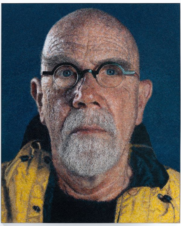Chuck Close Drawings Of The 1970s