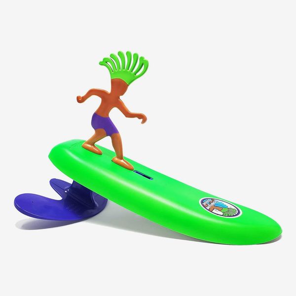 Surfer Dudes Classics Wave Powered Mini-Surfer and Surfboard Toy - Donegan Doolin - Green