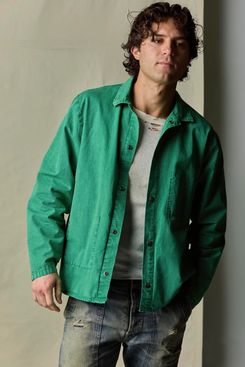 Imogene + Willie Welder’s Jacket In Seagreen Ripstop