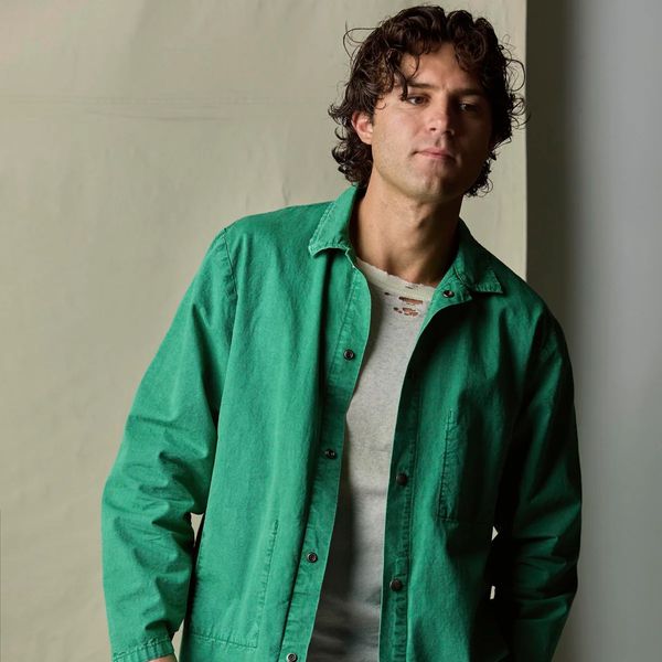 Imogene + Willie Welder's Jacket In Seagreen Ripstop