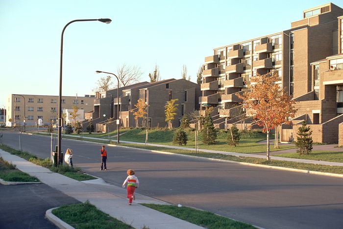The Shoreline Houses in Buffalo, now demolished.