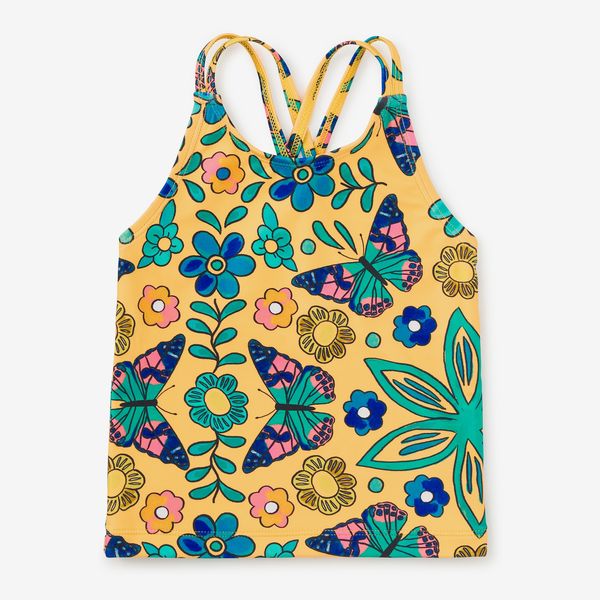 Tea Collection Cross Back Tankini Top