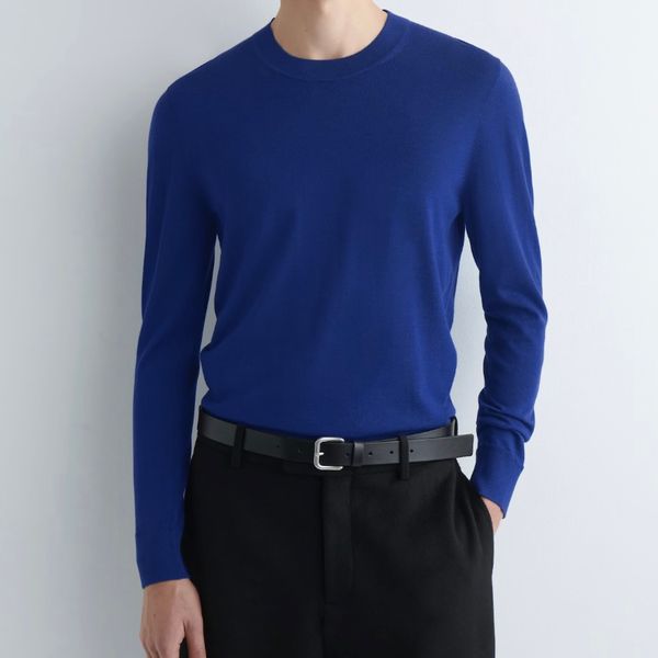 Cos Slim Merino Wool Crew-Neck Sweater