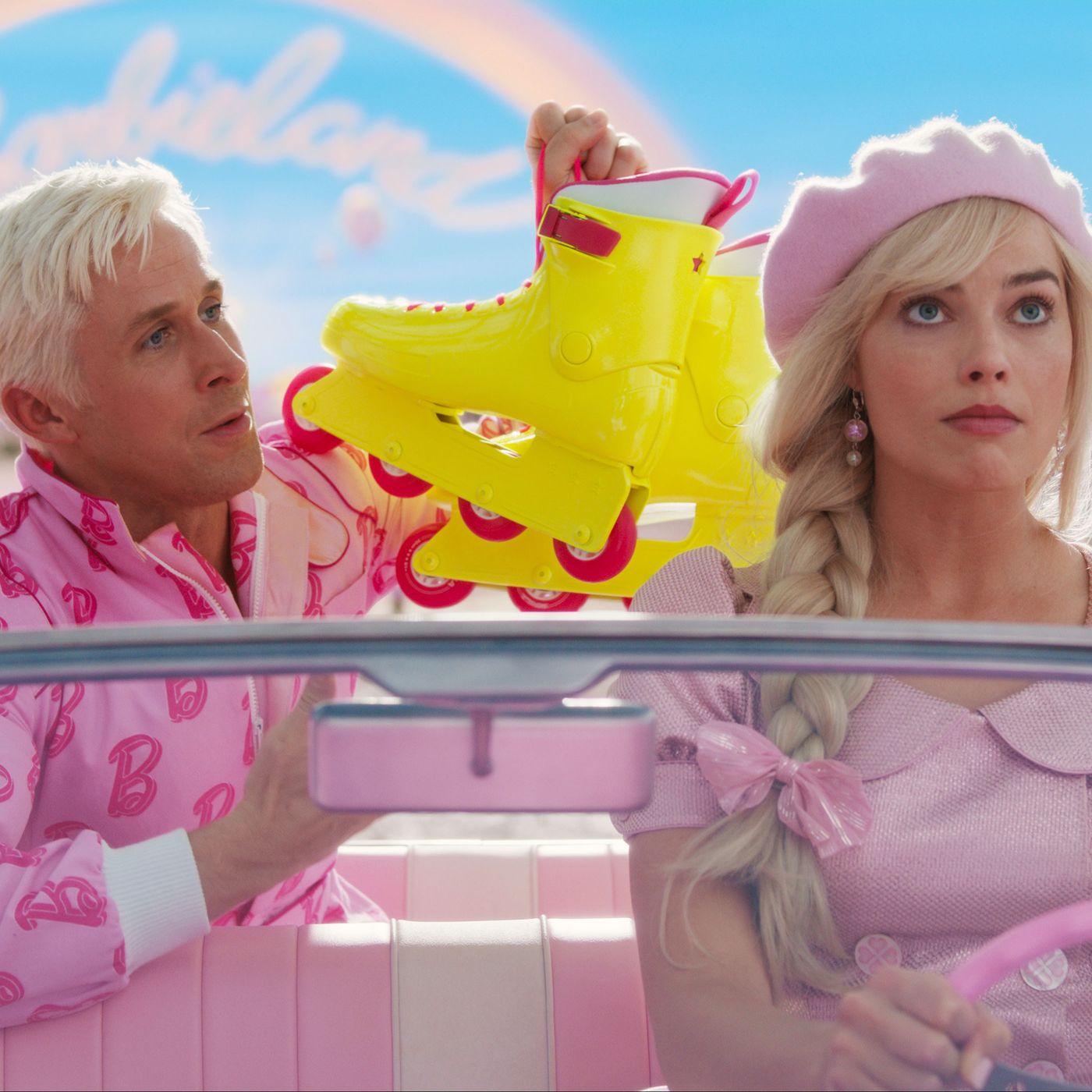 Barbie Cup Plastic 44oz. Pink Margot Robbie&Ryan Gosling in Movie 2023  Cinemas