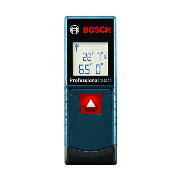 Medidor de distancia láser BOSCH GLM20 Blaze de 65 pies