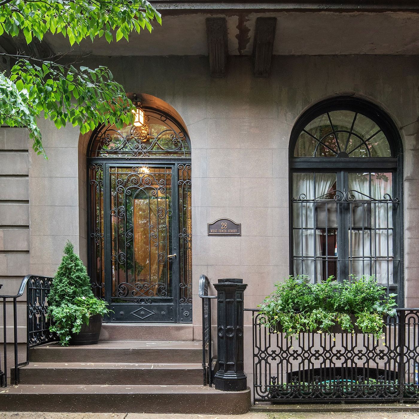 Mel Gussow's Village Row House at 28 West 10th Street