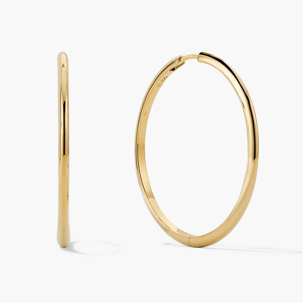 Mejuri Tube Oversized Hoops