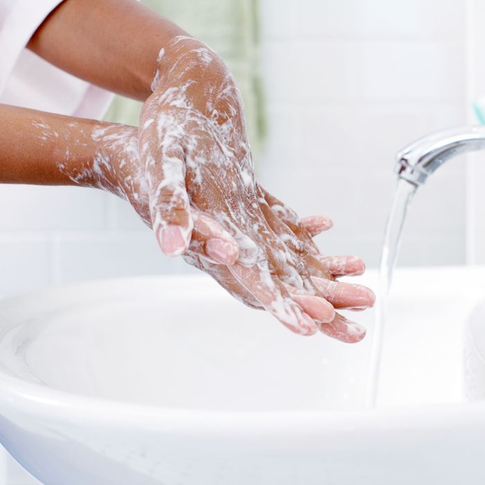 Washing your hands with regular soap works just fine.