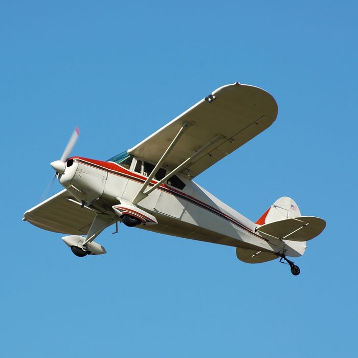 White plane.