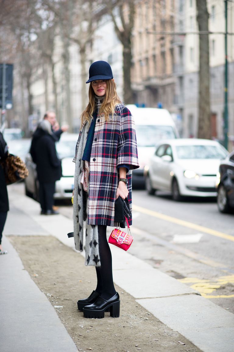 Street Style: Prada Furs and Florals in Milan