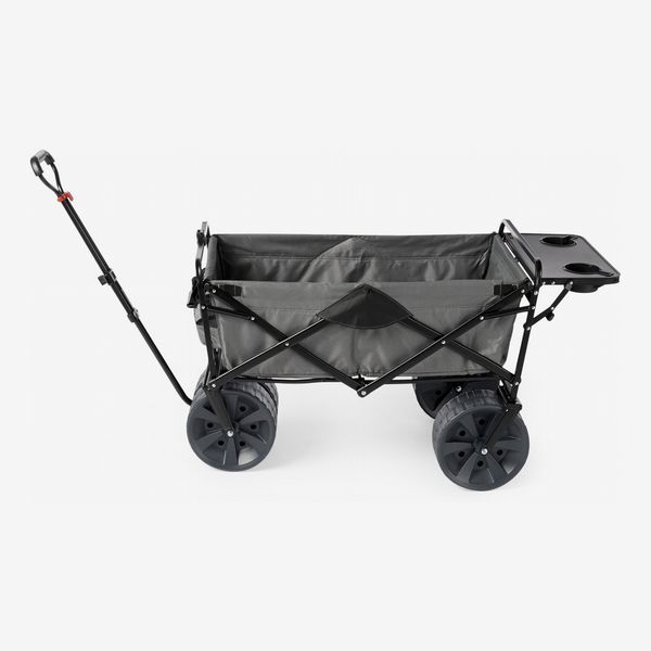 Mac Sports Heavy Duty Steel Frame Collapsible Folding 150-Lb Capacity Outdoor Beach Garden Utility Wagon Cart