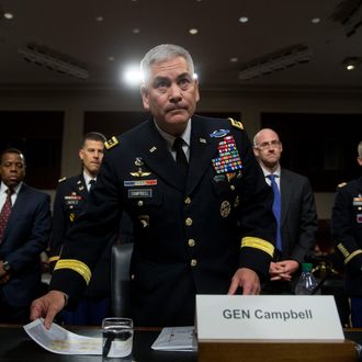 General John Campbell Testifies On Situation In Afghanistan To Senate Armed Services Committee