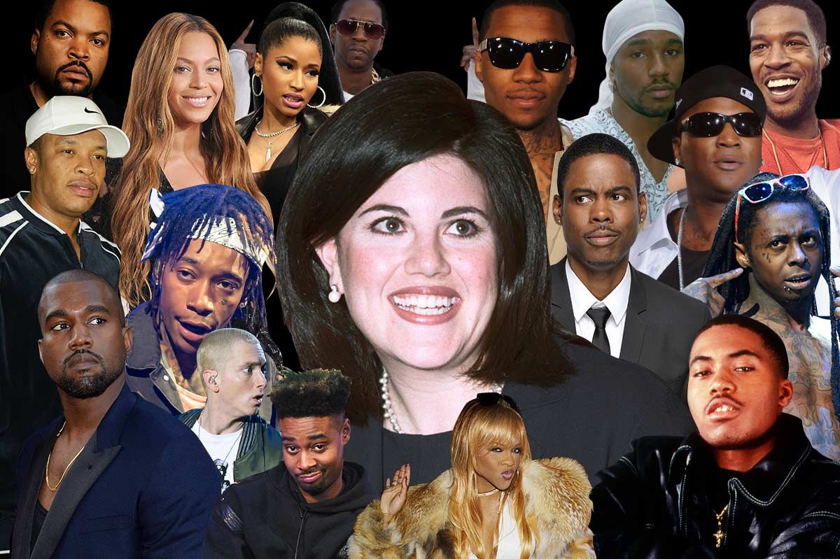 Nicki Minaj Ass Fucked Black - Every Rap Song That Mentions Monica Lewinsky