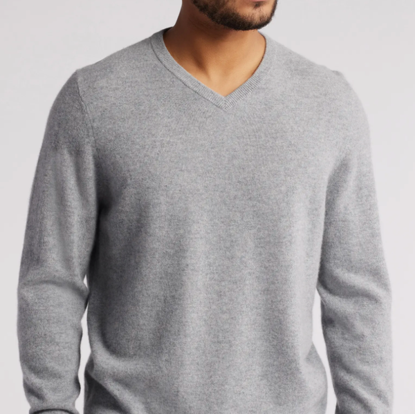 Nordstrom V-Neck Cashmere Sweater