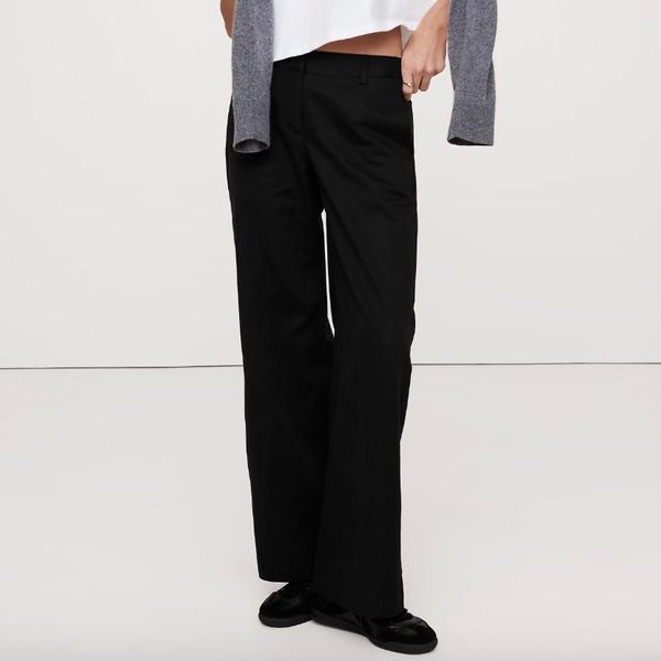 Banana Republic The Everyday Wide-Leg Pant in Tencel-Cotton