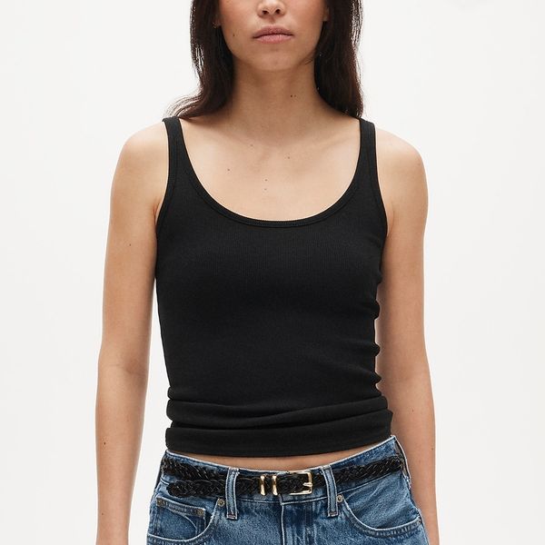 J.Crew Perfect Rib Scoopneck Tank Top