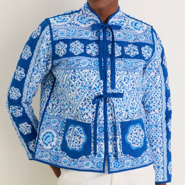 Pink City Prints Azure Penny Jacket