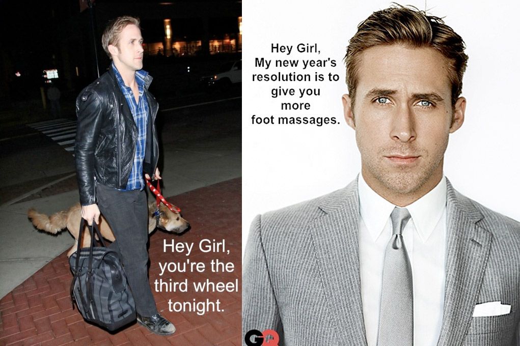 Ryan Gosling Earrings  Ryan gosling, Hey girl ryan gosling, Ryan