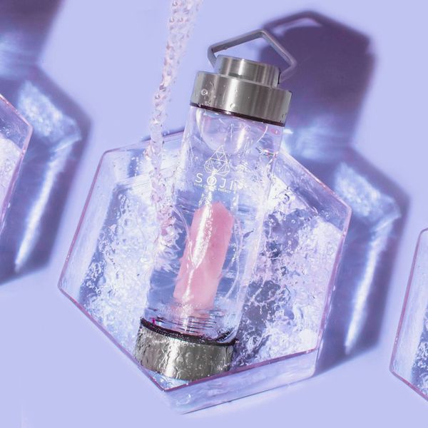 Soji Energy Rose Quartz Crystal Elixir Water Bottle