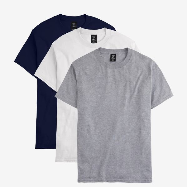 Hanes Men's and Big Men's Beefy T-Shirt, 3-Pack, Sizes M-3XL