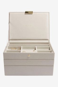 Stackers Taupe Classic Medium Jewellery Box (Set of Three)