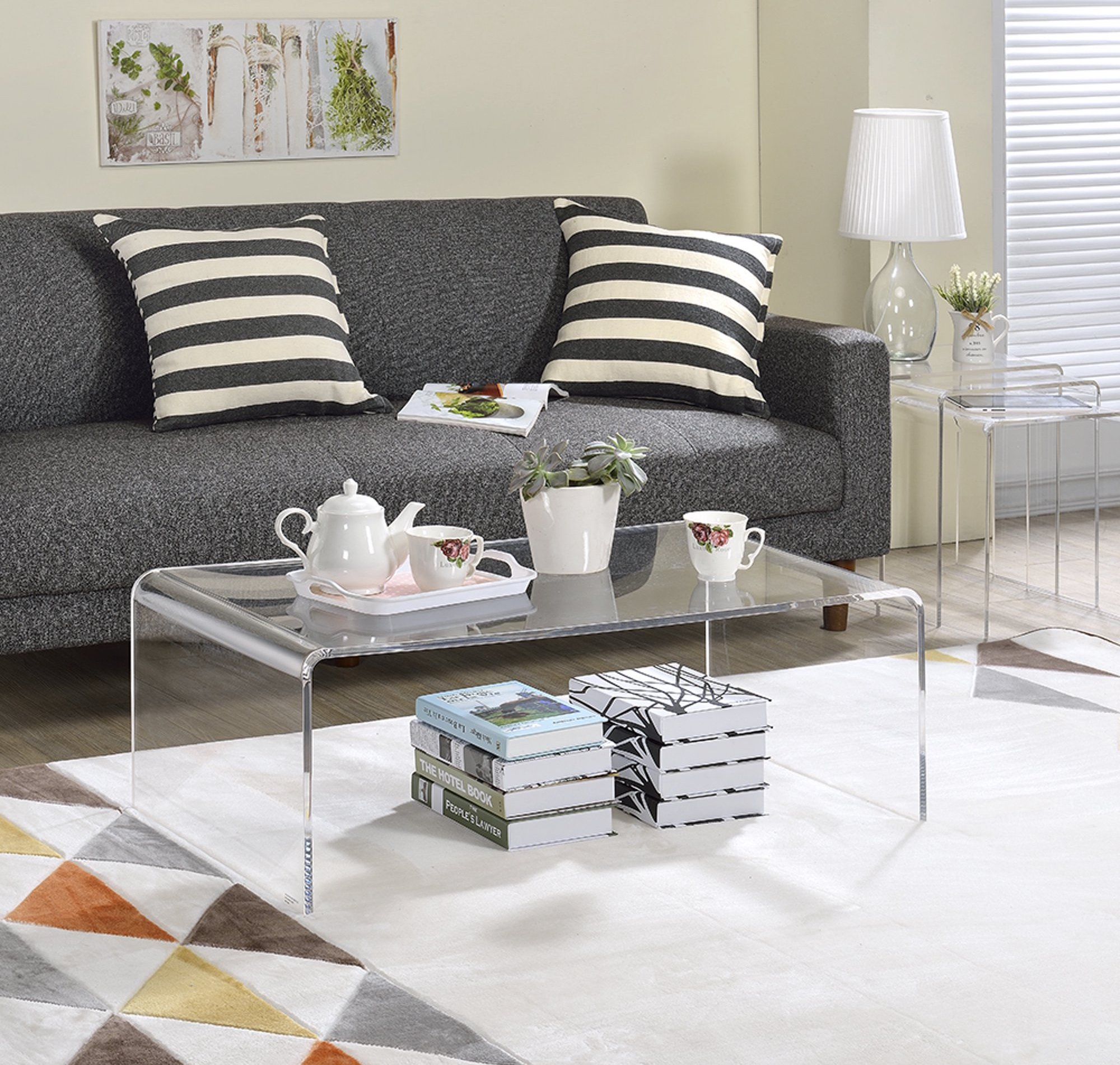 Small acrylic coffee deals table