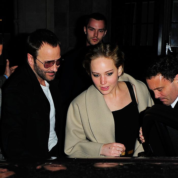 Jennifer Lawrence, Nicholas Hoult, and Tom Ford All Went to Dinner